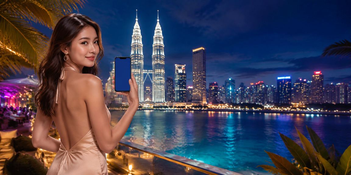Pengguna Malaysia mengakses pertaruhan sukan dalam talian di Kuala Lumpur dengan deposit pantas