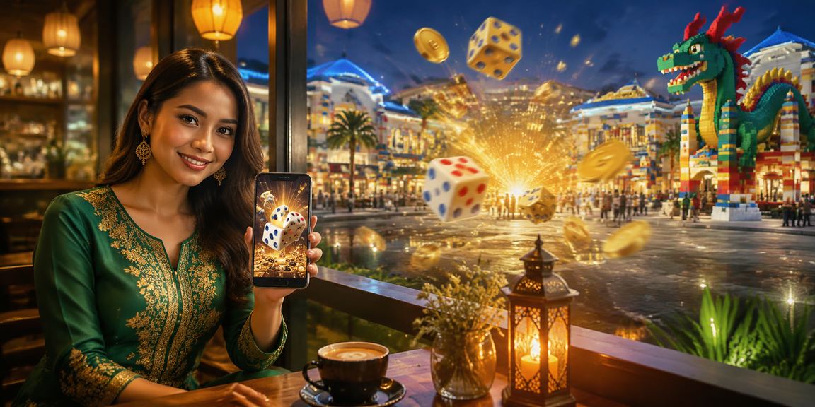 Permainan dadu bergaya Malaysia semasa Hari Raya